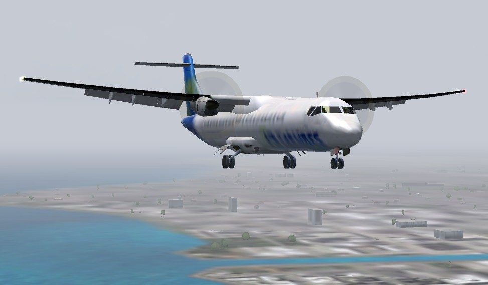 This Is A Textures Repaint Of Arnzs Atr 72-500 In Air Caraibes Colurs Fs2K4 Textures Exclu