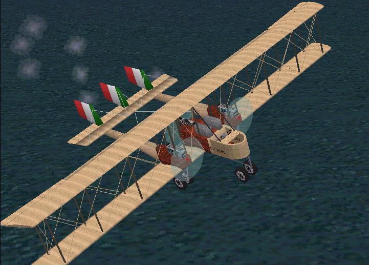 Fs2002 Caproni Ca.3, 1916 One Of The Most Successfull Ww1 Bombers, Designed By Gianni Capr