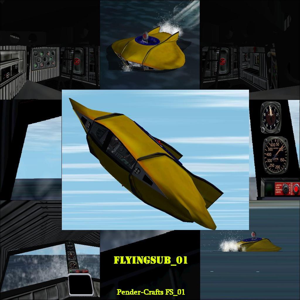Flyingsub(Voyage To The Bottom Of The Sea) For Cfs2,Fs2002 (Has 2 Sound And 2 Aircraft Cfg