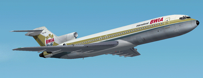 This Is A Textures Repaint Of The Boeing 727-200 In The Colour Of Bwia For Both Fs 2002 An