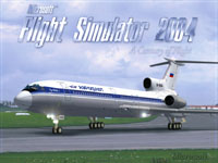 Fs2004 Splash Screen By Eugene Mukhamedyarov Aeroflot Tu-154B-2 (Model By Roman Skoryh)