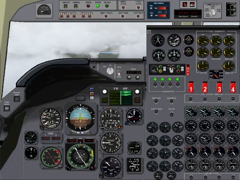 Fs2004 Panel By Ken Mitchell This Panel Was Made For Use With Mike Stones Aircraft