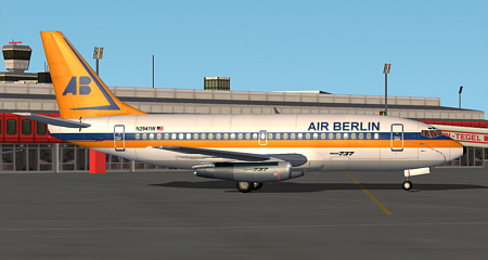 Fs2002 Air Berlin Usa Boeing 737-200 Registration N2941W
