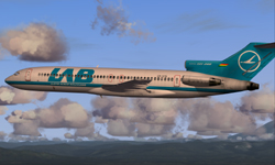 Fs2002 Captain Sim 727-200 Lloyd Aereo Boliviano Repaint