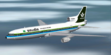 Fs2002 L1011-200 Saudia 1983 Textures For Mike Stones Lockheed L1011 Tristar In The Colour