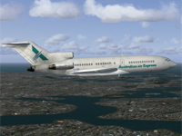 Fs2004 Captain Sim 727-100 In Australian Air Express Colors