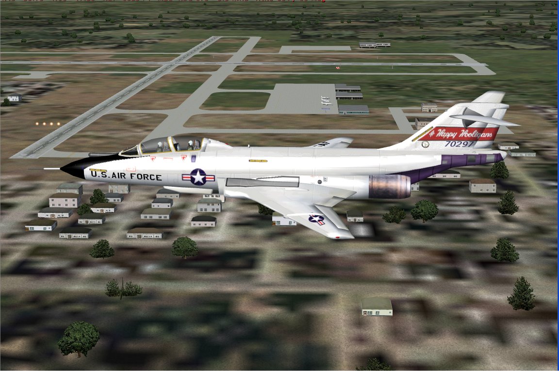 Fs2002/Fs2004 Mcdonnell Douglas F-101B Voodoo In The North Dakota Air National Guard (The