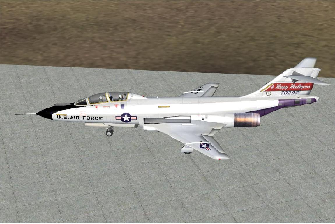 Fs2002/Fs2004 Mcdonnell Douglas F-101B Voodoo In The North Dakota Air National Guard (The