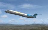 Fs2004 Mcdonnell-Douglas Md-80 In Mediterranea Virtual Airlines Livery, The First Italian