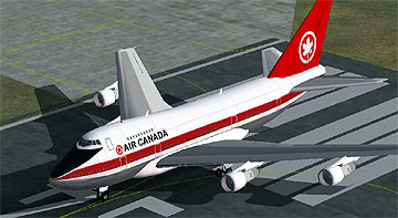 Fs2004 Air Canada Boeing 747Sp Textures Exclusively For The Mike Stone Boeing 747Sp