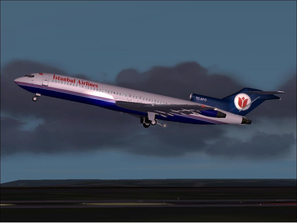 Fs2004 Ýstanbul Airlines B727-2F2