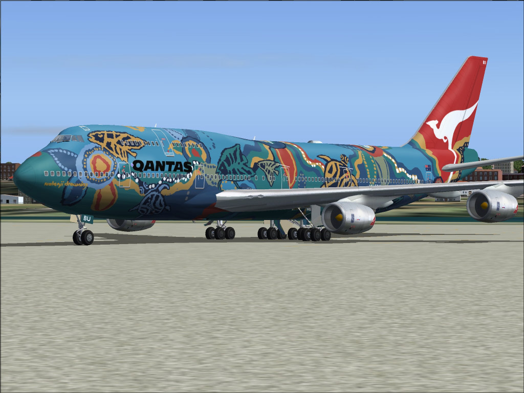 Project Opensky Boeing 747-300 Qantas Airways This Aircraft Is Made By Project Opensky Mod — 1