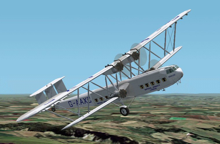 Handley Page Hp-42 Panel For Ms Fs2002 By Saverio Maurri — 1