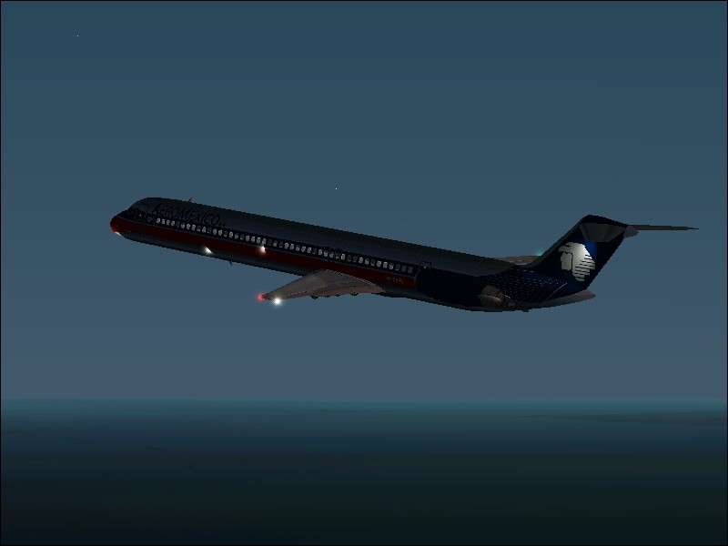 Fs2002 Aircraft-Mcdonnell Douglas Dc9 Super 80 Continental Airlines Aircraft By Stewart Gl