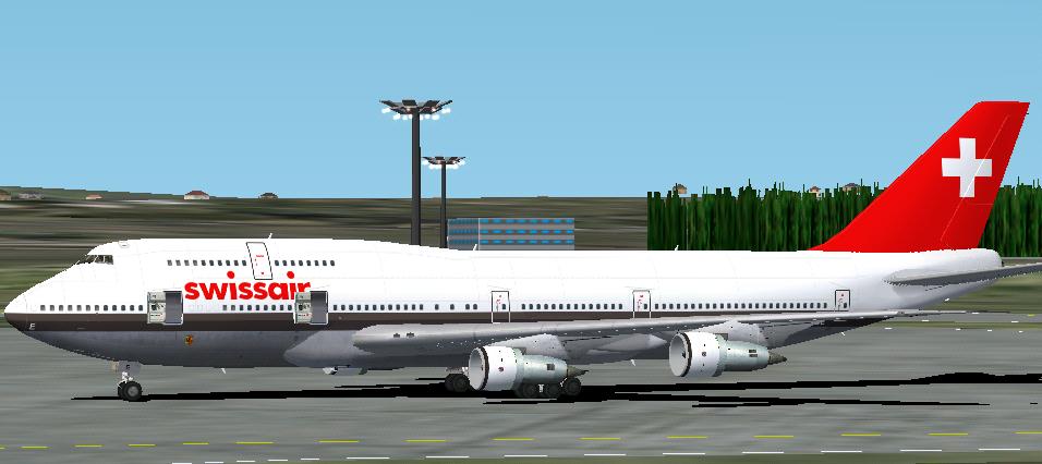 Project Opensky Boeing 747-300 For Fs2002 Exclusively Paint Kit This Aircraft Is Made By P