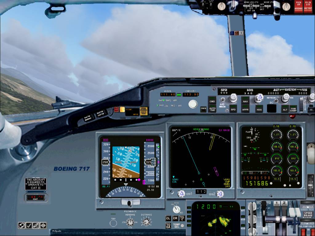 Boeing 717-200 Panel For Fs2004 Only
