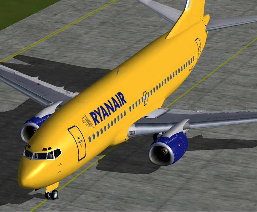 Fs2002 Ffx-Boeing 737-3Q8 Ryanair Livery