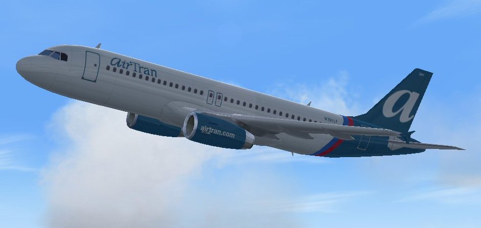 Airbus A320 Of Airtran Leased From Ryan International For The Summer Of 2003