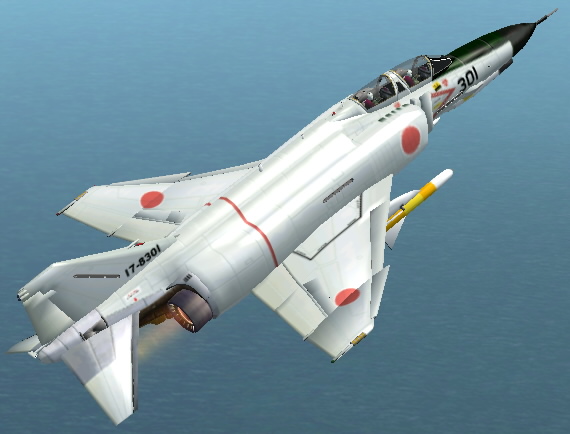 Fs2002/Fs2004 Mitsubishi F-4Ej Kai Phantom Ii F-4Ej Of The Japan Air Self Defence Force Wa