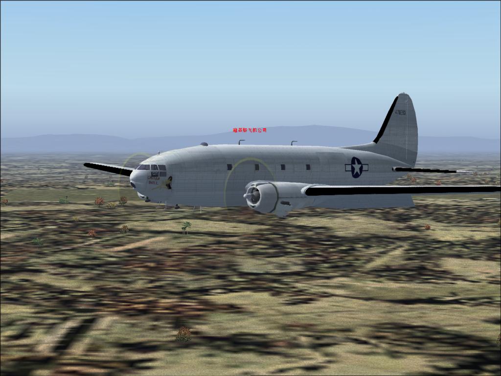 Fs2004 This C-46 Commando Is Based On Mike Stone S C-46,And Repainted As A Humpflight Plan