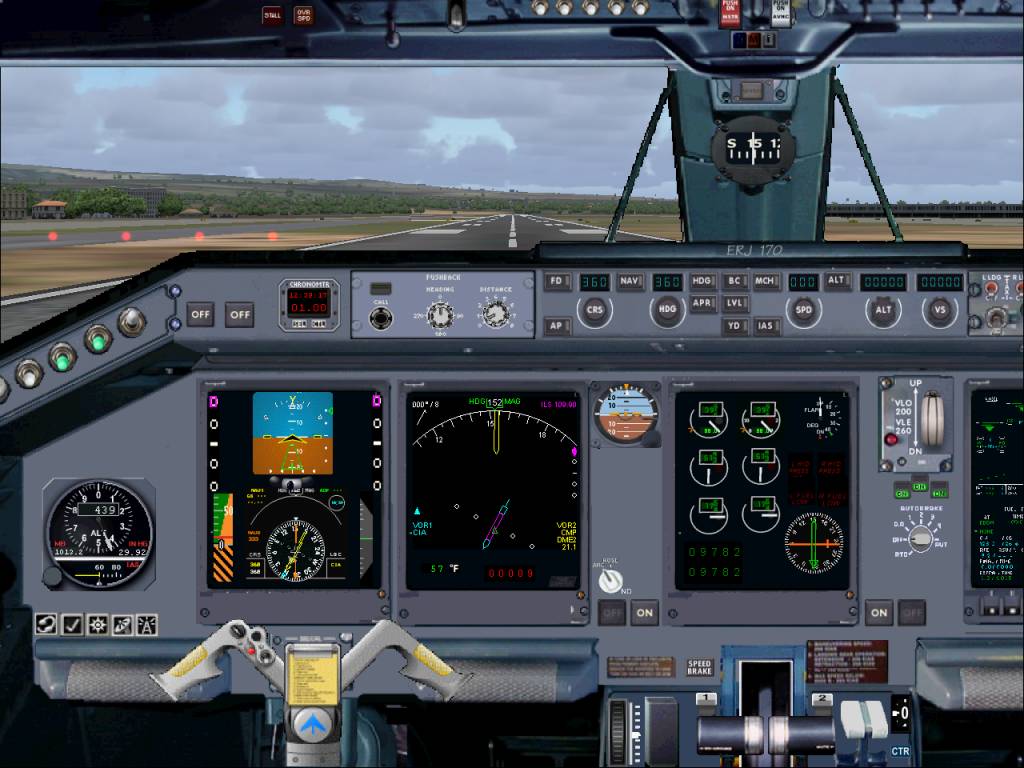 New, Improved Fs2004 Panel For Embraer Erj-170