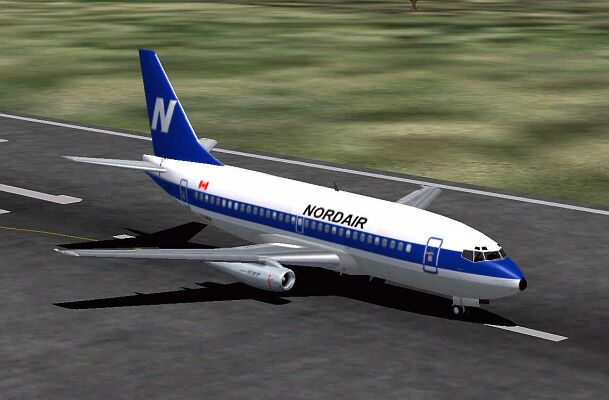 Ffx Boeing 737-200 Nordair (Oc) This Is A Textures Repaint Of The Ffx Boeing 737-200 In Th