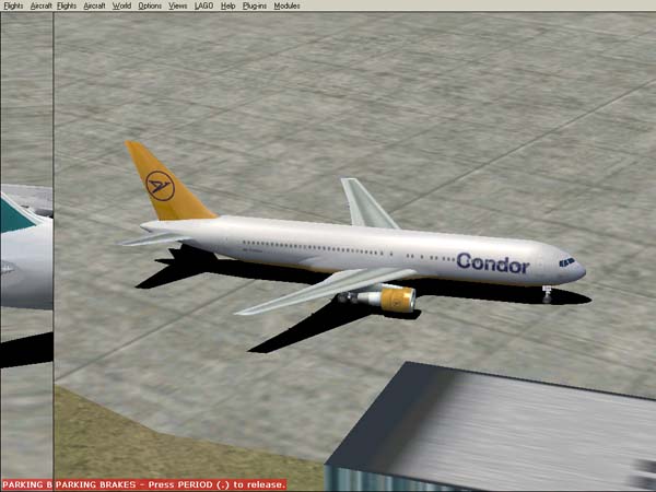 Fs2002 B767-300Pw Fspainters Textures For Condor Livery, Created In Dxt Format For Dynamic