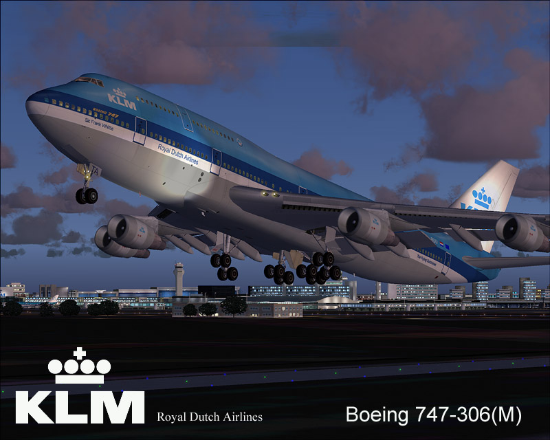 Project Opensky Boeing 747-300 Klm Royal Dutch Airlines Sir Frank Whittle (Ph-Buu) This Ai