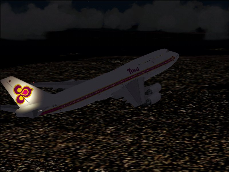 Project Opensky Boeing 747-300 Thai Airways This Aircraft Is Made By Project Opensky Model