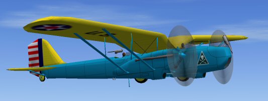 Fs2002/2004 Douglas O-35/B-7 This Fsdsv2 Model Is Repainted For The 31St Bomb Squadron Bas