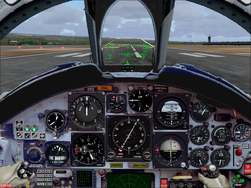 Fs2004 Panel For F-104 Starfighter, Made By Marco Spada Using A Photorealistic Bitmap Prep