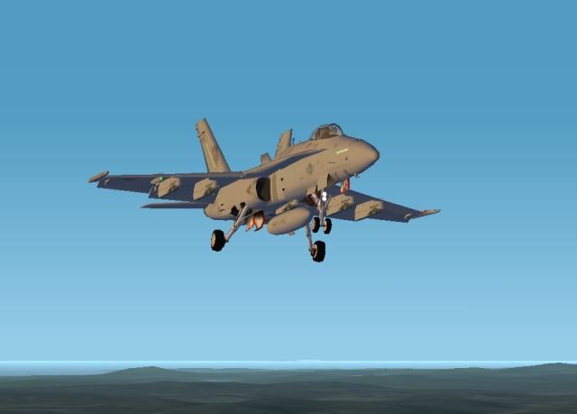 Fs2002Pro Usmc Mcdonnell-Douglas/Boeing F/A-18C Hornet Vmfa-122 Crusaders Dc-09 Following
