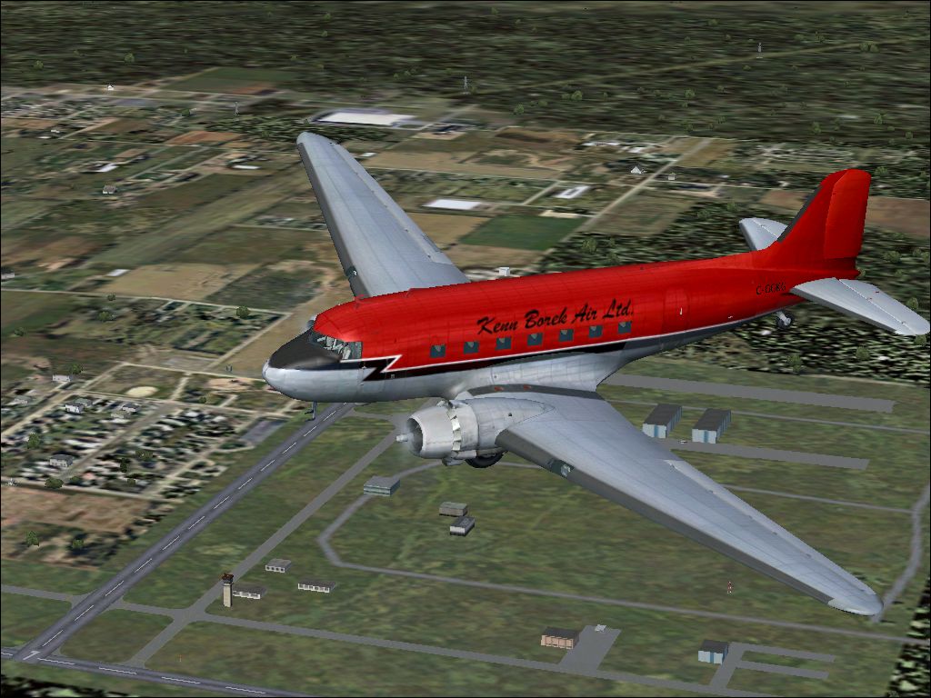 Fs2004 - Dc-3 Textures Repaint A Textures Repaint Of The Default Fs9 Douglas Dc-3 In The L