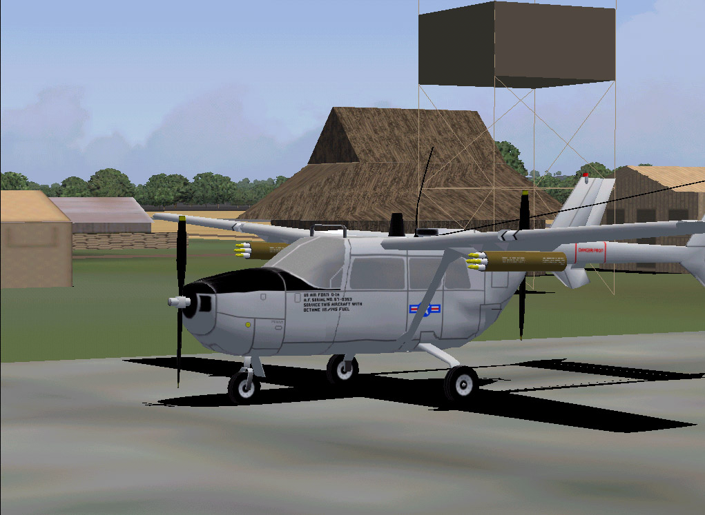 Fs2004 Cessna O2A/337, Day Version