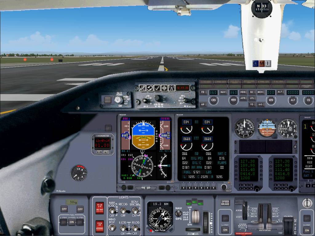 Enhanced Fs2004 Panel For Default Learjet 45