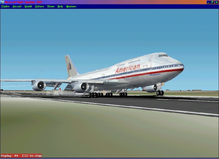 American Airlines Boeing 747-400 Fs2002 G-Max Version 3 Pax Ge This Aircraft Has Highly De