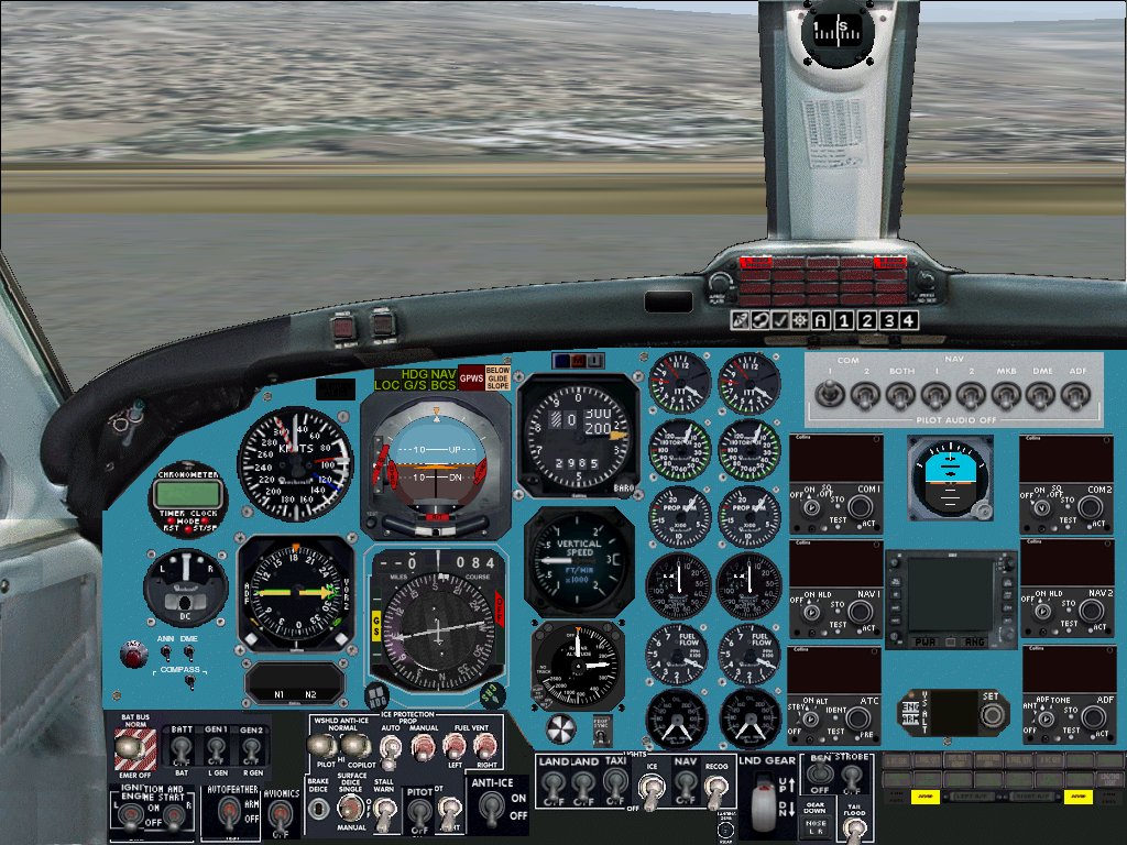 Fs2004 Beechcraft Panel King Air 200