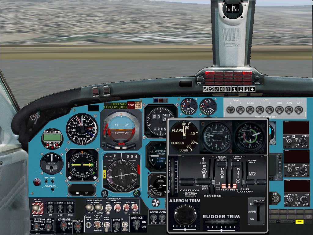 Fs2004 Beechcraft Panel King Air 200
