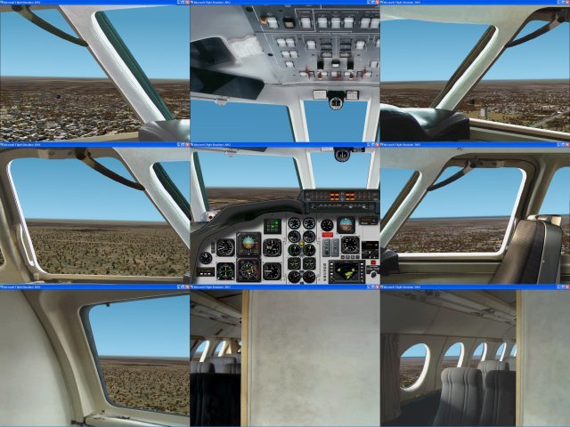 Fs2004 Bae Jetstream 31 Panel Cockpit Inside Views