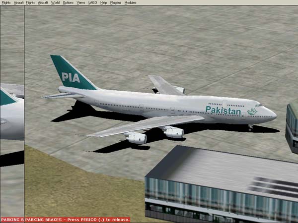 Fs2002 Textures Repaint Of The Poskys Gmax 747-300 Pia Livery In 32 Bit Format And Alpha F