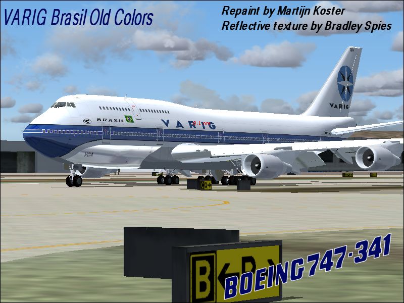 Project Opensky Boeing 747-300 For Fs2002 Exclusively Paint Kit This Aircraft Is Made By P — 1
