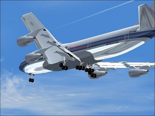 Project Opensky Boeing 747-300 For Fs2002 Exclusively Paint Kit This Aircraft Is Made By P