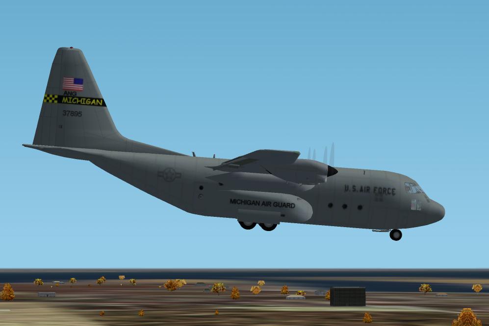 Textures For Alpha Simulations C-130 Bundle 191St Airlift Squadron, 127Th Wing, Of The Mia