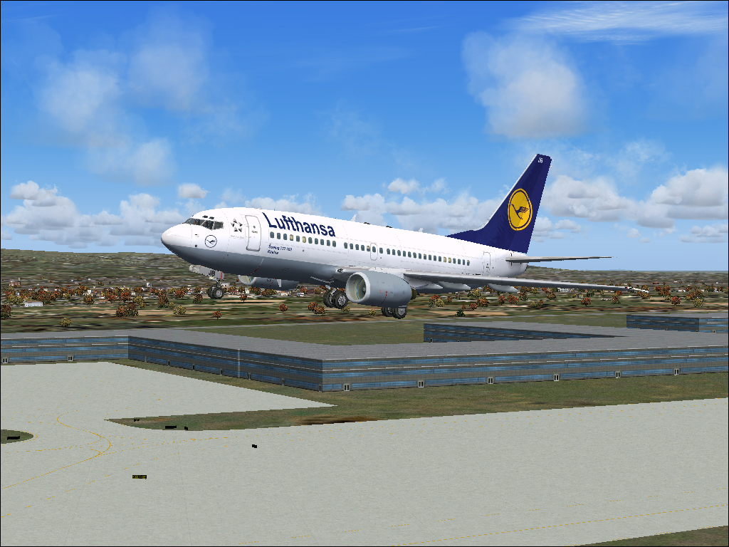 Textures Repaint Of The Pmdg 737-700 In Luftahnsa Colors.the X As Usual With The Next Free