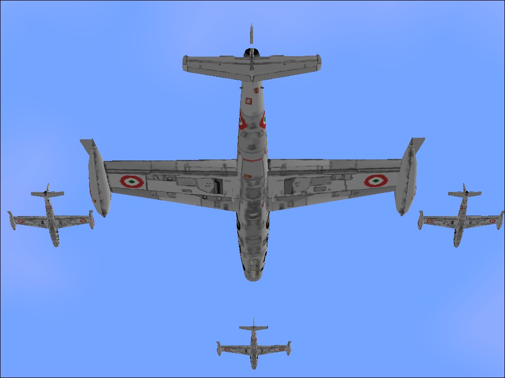 Cfs1/Fs98 F-84G Thunderjet-5A Aerobrigata-Pattuglia Acrobatica (Demonstration Team) Guizzo