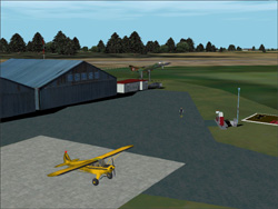 Fs2002 Scenery Sarre-Union (France) Lfqu Airfield With Night Lighting Effects, Seasonal Ch