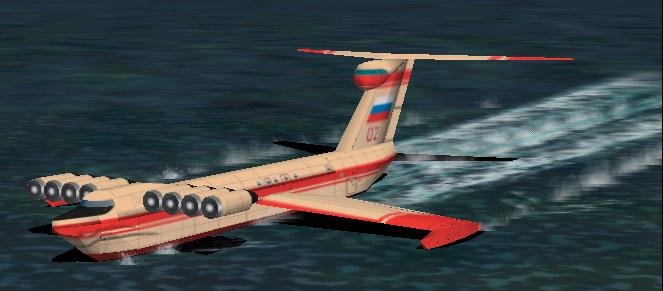 Fs2002 Spasatel Rescue Ekranoplan Spasatel - The Rescuer, Russian Civil Air-Sea-Rescue Ver