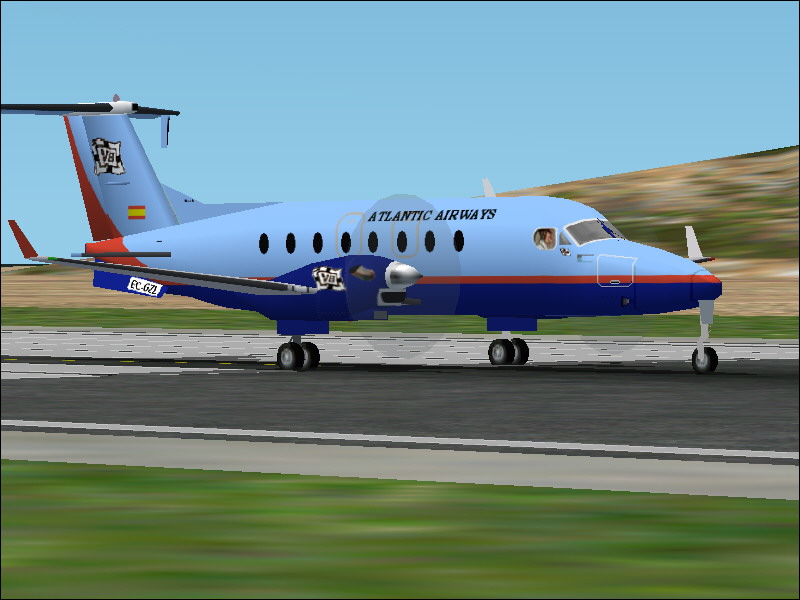 Fs2002 Pro Raytheon/Beechcraft B1900D Air Atlantic Air Atlantic Is A Spanish Airline Based