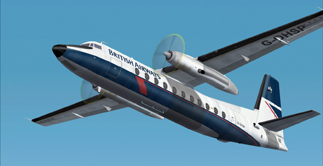 Fs 2004/2002 Fokker 27-200 British Airways This Is A Textures Repaint Of Mike Stones Fokke