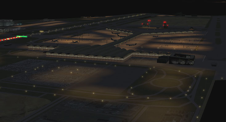 Hong Kong Intl Airport (Chek Lap Kok) Scenery Enhancement For Fs2004 By Thomas Kwong